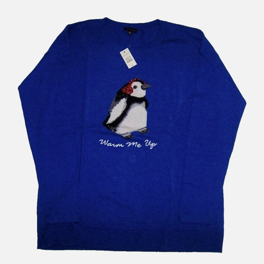 NWT Talbots Wool Penguin Sweater Medium